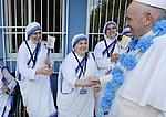 Pápež navštívil v Petržalke centrum Misionárok lásky pre chudobných