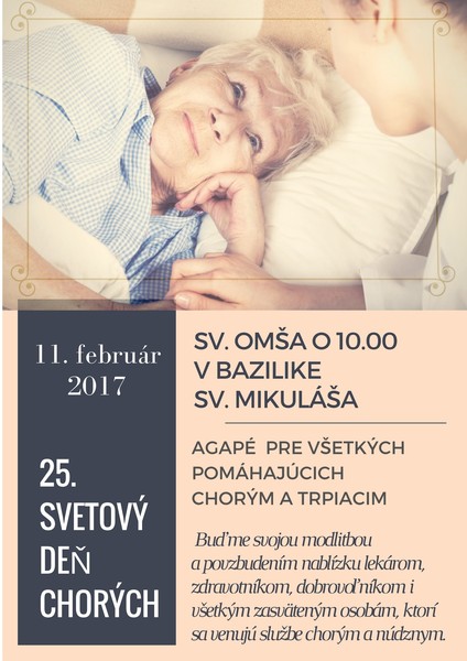 Cirkev v Trnave sa zapojí do slávenia Svetového dňa chorých