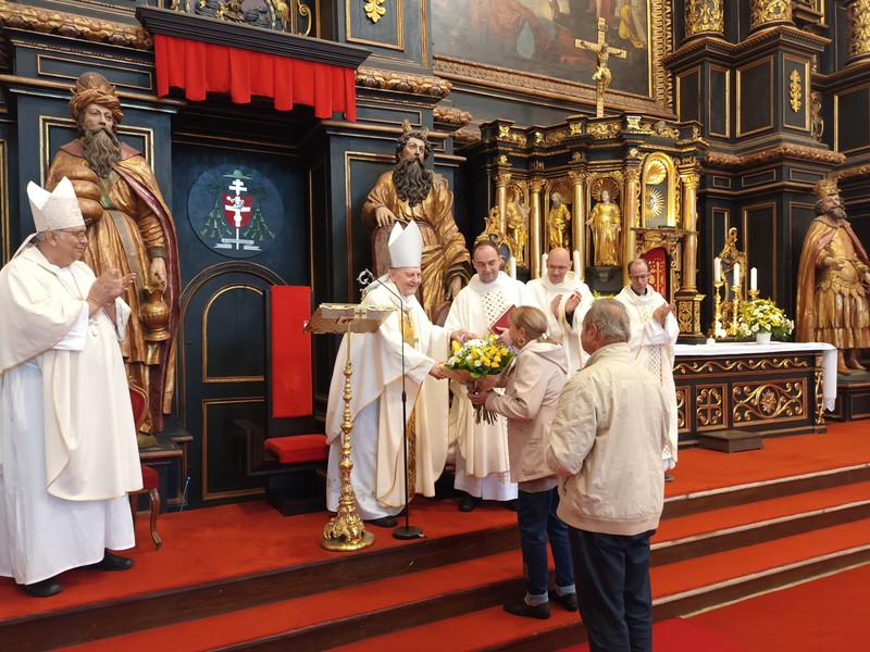 Katedrálne spoločenstvo dnes oslávilo 89. narodeniny emeritného arcibiskupa