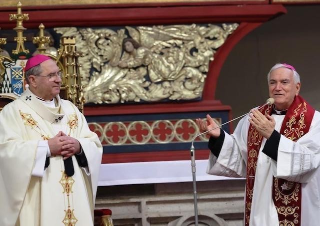 Predseda KBS zablahoželal nunciovi k 40. výročiu služby v pápežskej diplomacii
