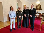 Arcibiskup Orosch prijal na audiencii plk. Viktora Saba