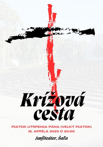 Prežite s veriacimi farnosti Šaľa krížovú cestu v amfiteátri
