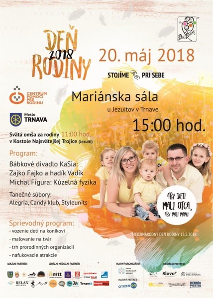 V Trnave sa už po deviaty krát uskutoční Deň rodiny