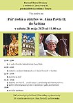 V sobotu bude púť rodín a ctiteľov sv. Jána Pavla II. do Šaštína