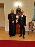 Trnavský arcibiskup prijal na stretnutí dve vzácne návštevy