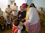 Škôlkari prijali otca biskupa